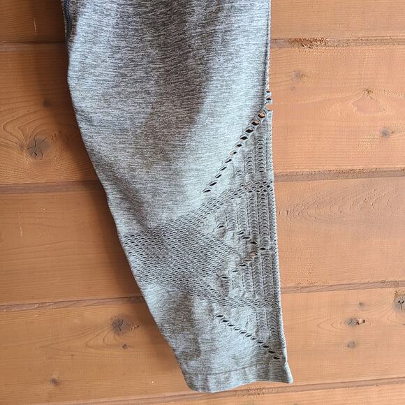 Pink Victoria's Secret Cool & Comfy Gray Ombre Green Heathered Legging Large - Picture 3 of 5